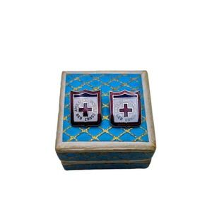 American Junior Red Cross Silver Pins Matching Vintage ARC